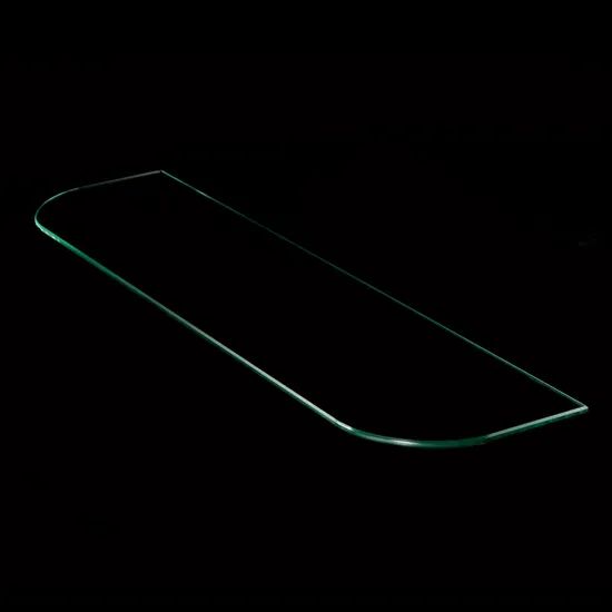 Clear Tempered Glass Corner Shelf - Image 4