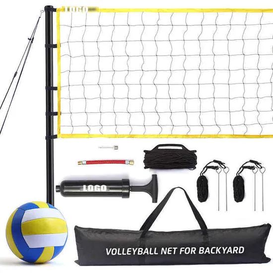 Custom Logo Premium Beach Volleyball Net Set ODM Accept OEM Accept Color Mixed Origin China Weight >280g Material PVC Trademark - Image 6
