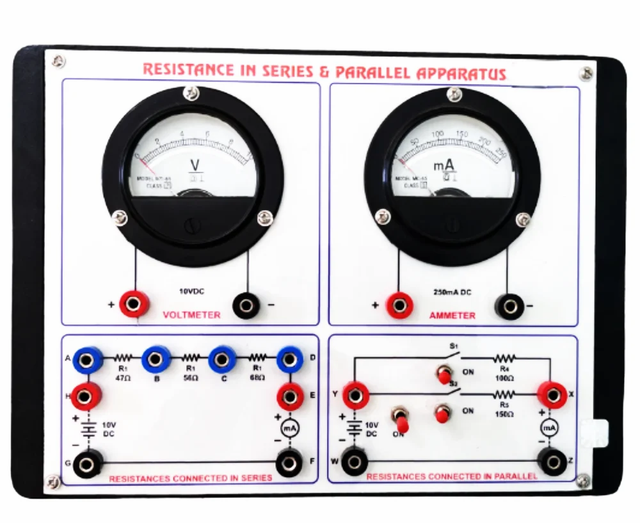 Analog Resistances In Series And Parallel Apparatus Brand GII Type Analog Power Supply 9V DC Country of Origin Made in - Image 1