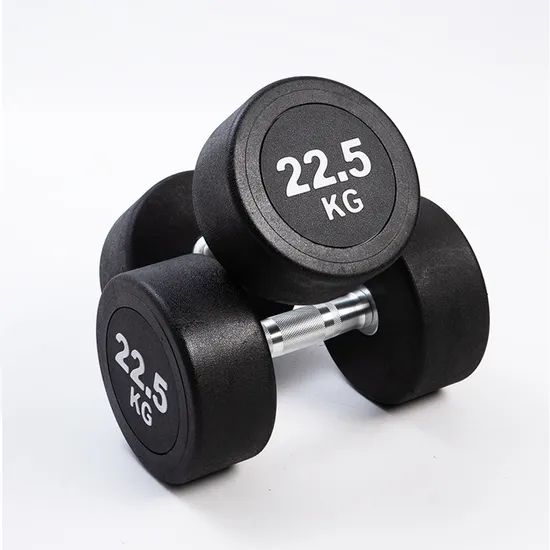 Commercial Home Gym Adjustable Equipment Weight Training Rubber Coated Dumbbell - Image 2