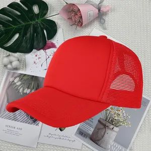 Custom Logo Sponge Mesh Hat Cap Hat Baseball Cap Snapback Cap Trucker Cap - Image 5