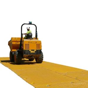High Security HDPE Plastic Ground Protection Trackway Mats Temporary Road Panel - Image 1