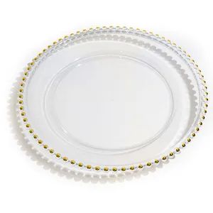 Multi Size Option Transparent Color PP Material Plastic Disposable Contemporary Charger Plate - Image 4