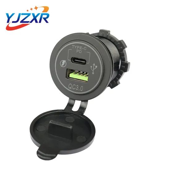 12V QC3.0 Pd Car Charger Socket with Voltage Digital Display - Image 3