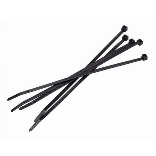 Black Plastic Cable Tie, 25 Pieces Color Black Length 5.5 inch Width 2.5-8.7 mm Material Plastic Packing Type Packet Packaging Size 25 - Image 1
