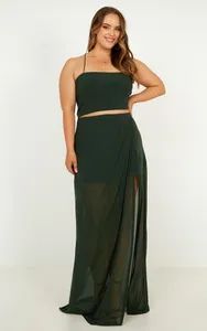 Latest Special Design Backless Cross Suit Dress Style Sexy Origin China Trademark N/A Season Summer Occasion Beach Pattern Emerald - Image 3