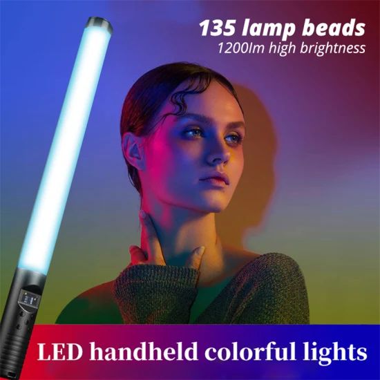 Handheld RGB Colorful Video Stick Light LED Light Wand CRI 85+ Photography Studio Lamp Photographic Lighting - Image 1