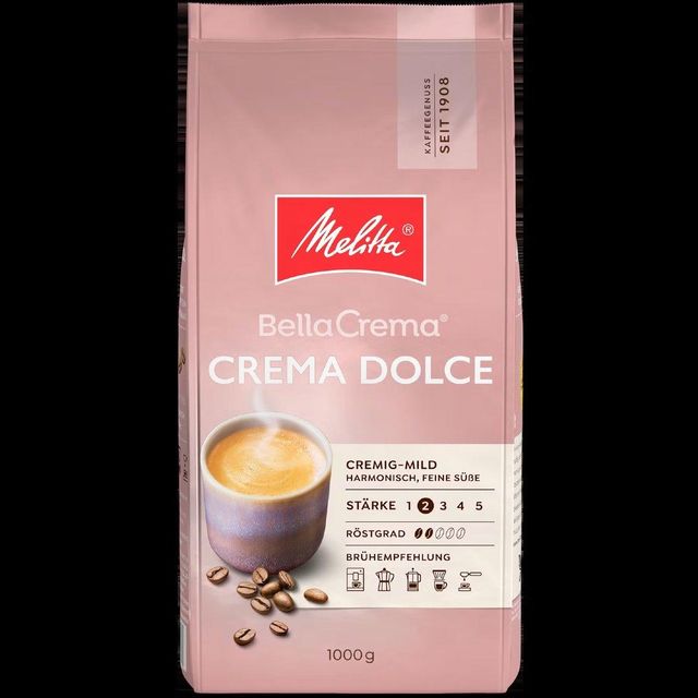 Melitta BellaCrema La Crema Whole Coffee Beans 1kg Roasted coffee in whole beans - Image 4