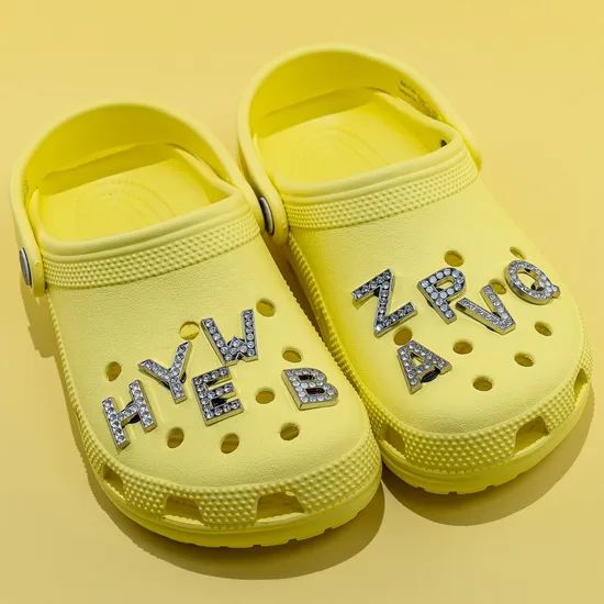 Wholesale New Arrival Custom Metal Bling Letters Shoe Decorations - Image 4