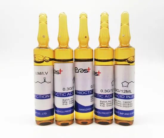 Thioctic Acid 99% Alpha Lipoic Acid Injection Set Group Female Odor Weak Odor Origin Hangzhou Material Liquid Application - Image 3