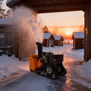 High-Mobility Snow Blower with Dual Power Source - Image 6