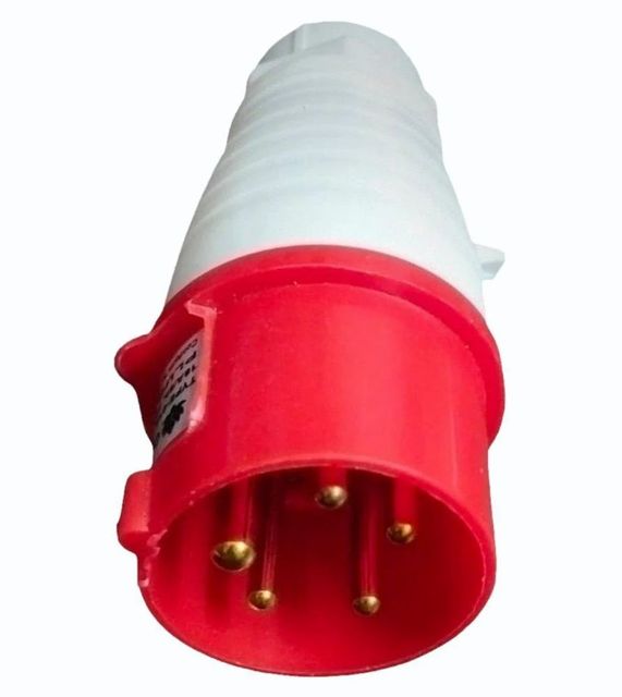 5 Pin IP44 Ceyone Industrial Socket - 32A 415V Material PVC Voltage 415V Brand Ceyone IP Rating IP44 Plug Type 5pin Pin Type 5 - Image 1