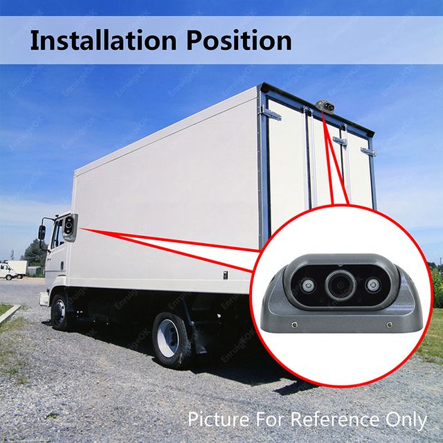 EnruigeOK 4Pin Rear View Backup Camera For Bus Truck Van RV IR Night Vision Waterproof - Image 4