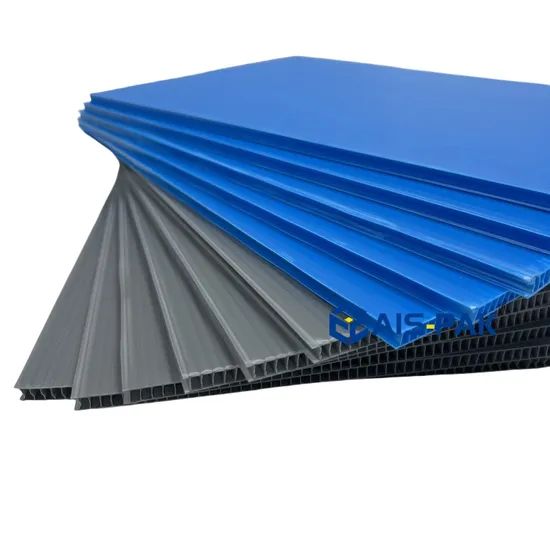 PP Corrugated Sheet Plastic Fireproof Board Fire Rating A1 Trademark AIS-PAK HS Code 3902309000 Density as Request Material PP - Image 2