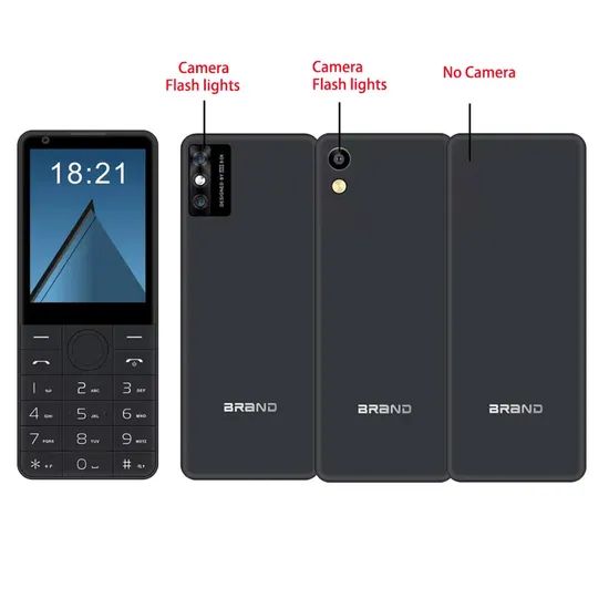 Smart Feature Mobile Phone with Keypad and Touch Display Dual SIM Card 2.8 Inch Touch Screen Button 4G Mobile Android Keypad Phone - Image 6