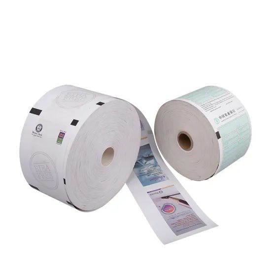 Bank Slip ATM Roll Coated Thermal Paper Layer 1 Origin China Trademark Huqiu HS Code 48169010 Specification 80mm Brightness - Image 3