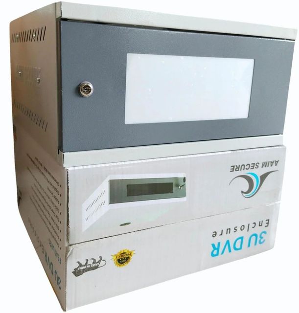 Mild Steel Aaim Secure Metal Rack 2u Size 1U Color White Rack Depth 600mm Material Mild Steel Connectivity protocol - Image 2