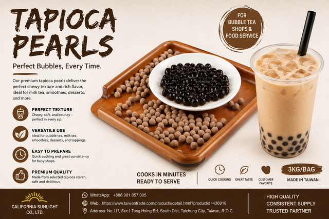 Bubble Tea Boba Pearls 3kg Chewy Premium - Image 2