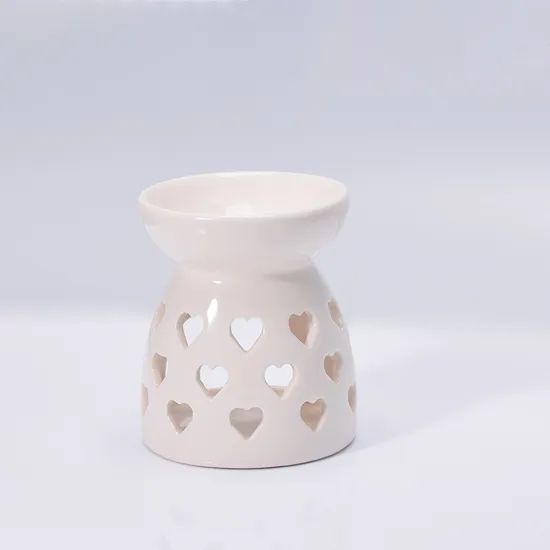 Little Heart Pattern Incense Smoke Furnace Aromatherapy Oil Diffuser for Home Scents - Image 3