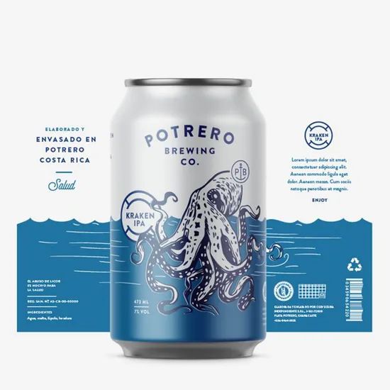 Beer Bottle Beverage Bottle Sticker Label Printing Design Model No. Label Model NO. B000001 Feature Waterproof HS Code - Image 4