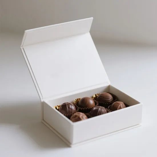 Recycled Cardboard Logo Custom Chocolate Gift Packaging Boxes for Party Favors - Image 6