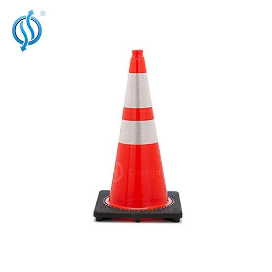 Black Base PVC Traffic Safety Warning Cone Signs - Image 2