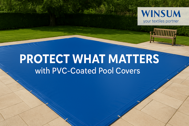 PVC Mesh coated fabrics Membrane Tents Structure Tarpaulin Material PVC Place of Origin China Brand Name Jiaxing Winsum Textiles co., - Image 5