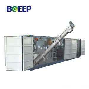 Urban Sewage Treatment Plant Truck Container Mobile Sludge Dewatering ...