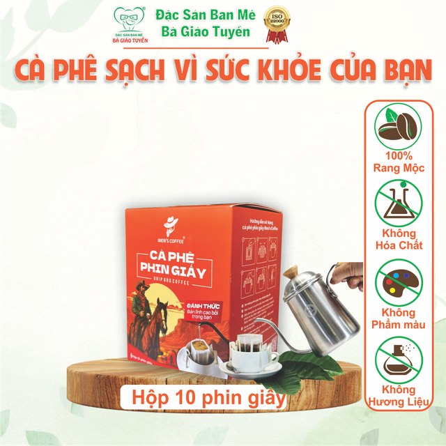 Bazan Đỏ Drip coffee bags Men’s Coffee, convenient with 10 filter bags. - Image 2