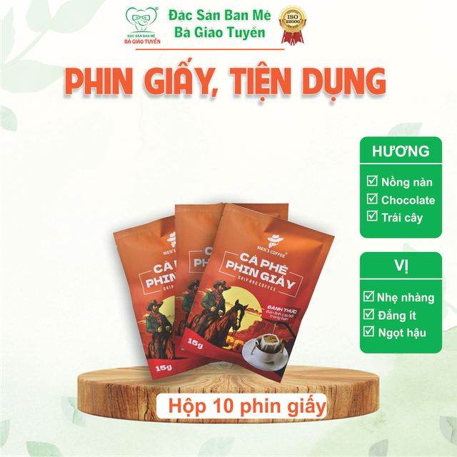 Bazan Đỏ Drip coffee bags Men’s Coffee, convenient with 10 filter bags. - Image 3