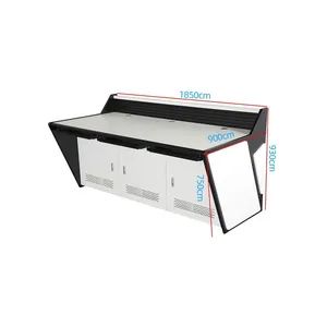 Galvanized Sheet Material Software Updates Steel Ergonomic Control Room Console - Image 1