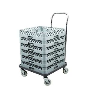 Commercial Kitchen Cup Rack Glass Drying Storage Racks Restaurant Plastic Glass Rack - Image 4