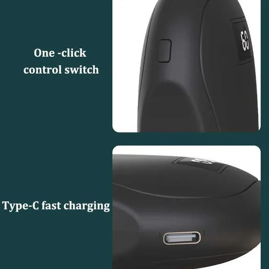 Rechargeable Hand Warmer Warm Hands Portable Power Bank Trademark OEM Origin Shenzhen Certification CE Model NO. - Image 5