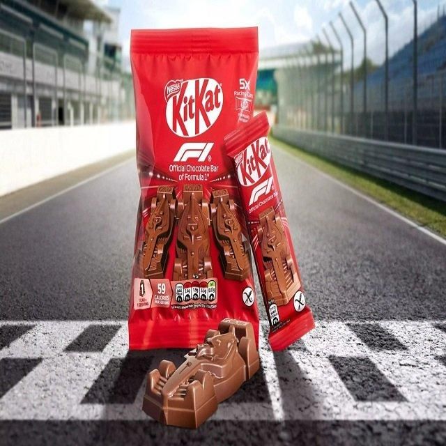 Kit Kat Solid Dark Chocolate Flavored Block 160G X 12's Authentic Cocoa Confectionary Wafer Exotic Snack - Image 3