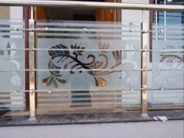 Stainless Steel Balcony Glass Railing, For Residential Building, Material Grade: SS304 - Image 2