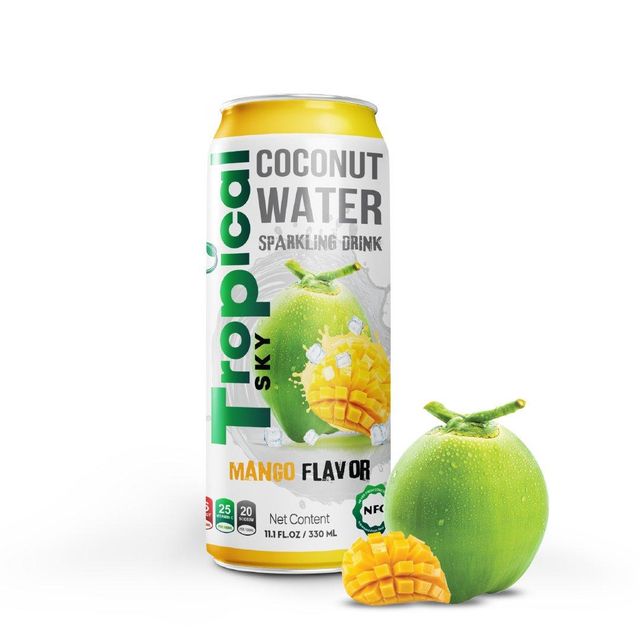 OEM supplier natural Coconut water mix Pink guava juice Tropical Sky Beverage Viet Nam - Image 3