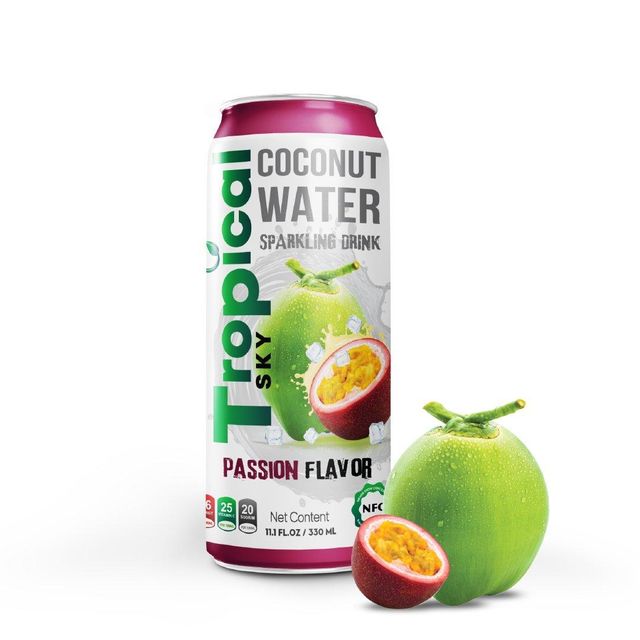 OEM supplier natural Coconut water mix Pink guava juice Tropical Sky Beverage Viet Nam - Image 4