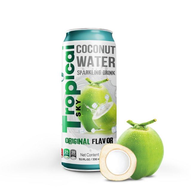 OEM Sparkling Coconut Water Drink With Mango juice drink 330ml x 24 pcs - Image 3