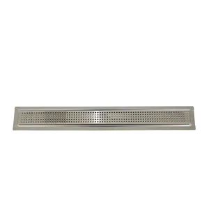 High Quality Stainless Steel Shower Linear Drain Style Drain Color Silver Kind Floor Drain HS Code 7324900000 Model NO. - Image 3