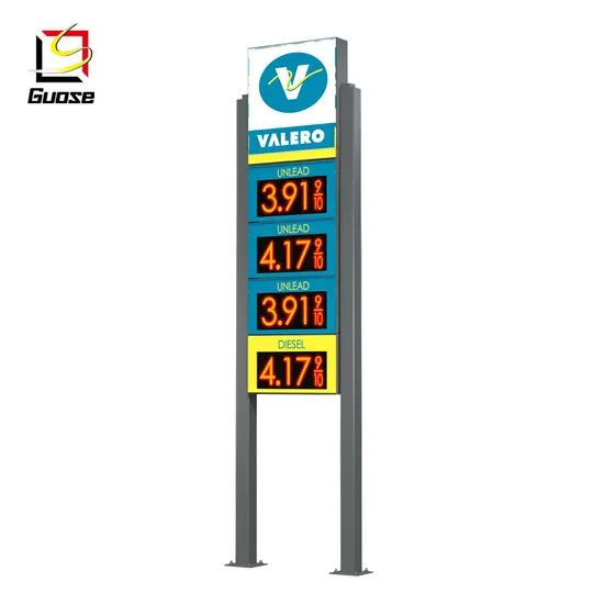 Solar Road Directional Pylon Sign for Gas Station in LED Displays - Image 4
