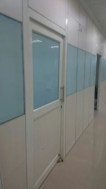 Modular Office Partition Material Aluminum Panel Thickness 60 mm Usage/Application Office Application Area Interior Partition Type Full - Image 2