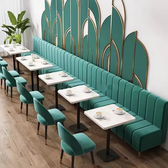 Custom Modern Stainless Steel Dining Set for Hotel & Bar - Image 5