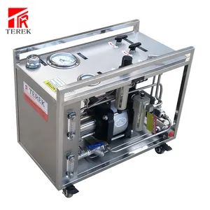 Air Driven Liquid Pump Hydraulic Control Valve Test Bench for Liquid ...