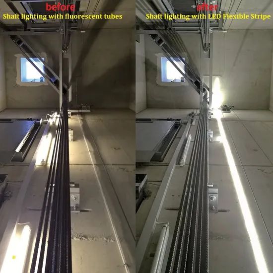 Fluorescent LED Construction TUV/ETL Strip Light Use for Elevator Shafts - Image 4