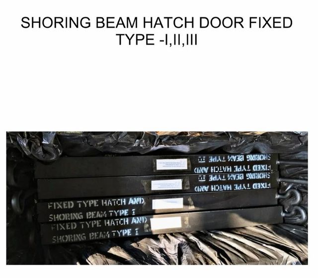 Aluminium Marine Fixed Hatch Door Shoring Beam Color Black Length 10 ...