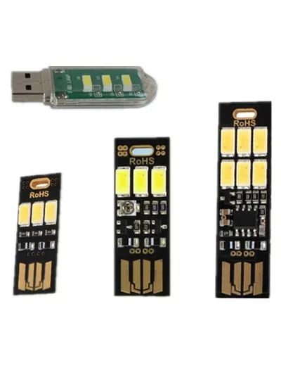SMD LED Light-Operated USB Rechargeble Flashlight - Image 3