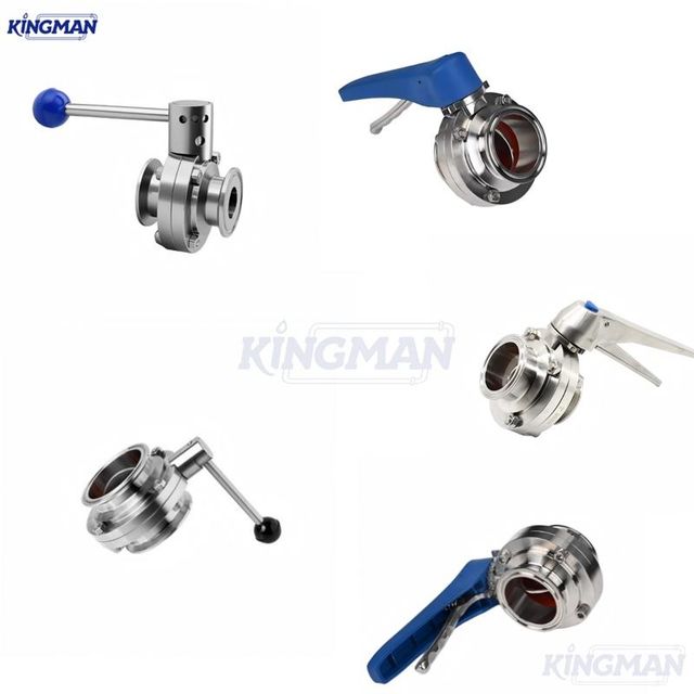 Sanitary Quick-Install Valve with Mult-position gripper/pull rod handle - Image 2