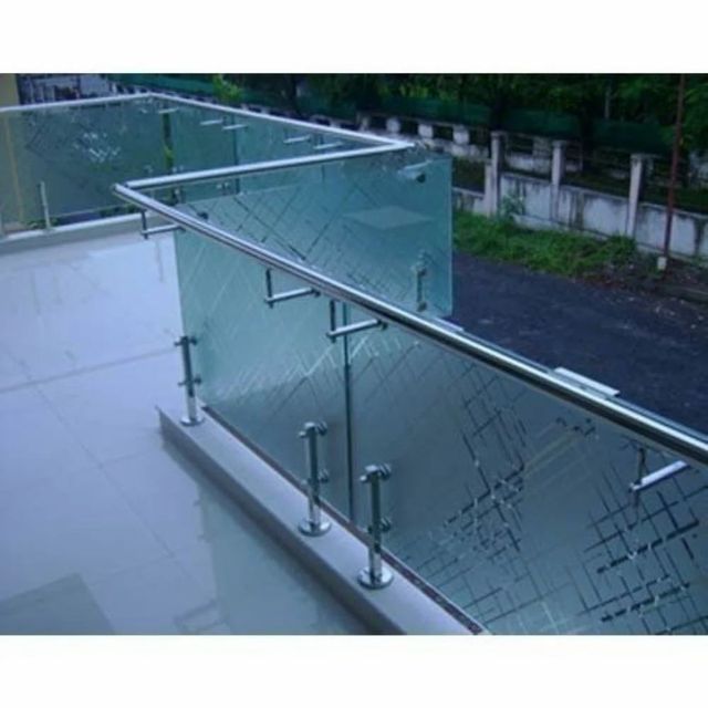 Deck Silver Stainless Steel Balcony Railing, For Multipurpose - Image 1