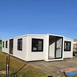 Cheaper Fast Install Fully Furnished Prefab Steel 2 Bedroom 1 Bath Foldable Expandable Container House - Image 1
