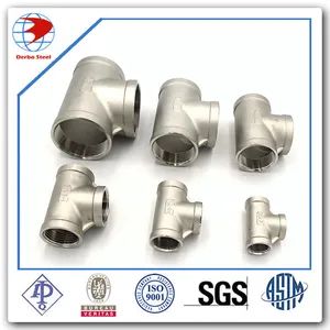 Industrial Tee Fitting: Tri-Port Standard Pipe Connector - Image 1